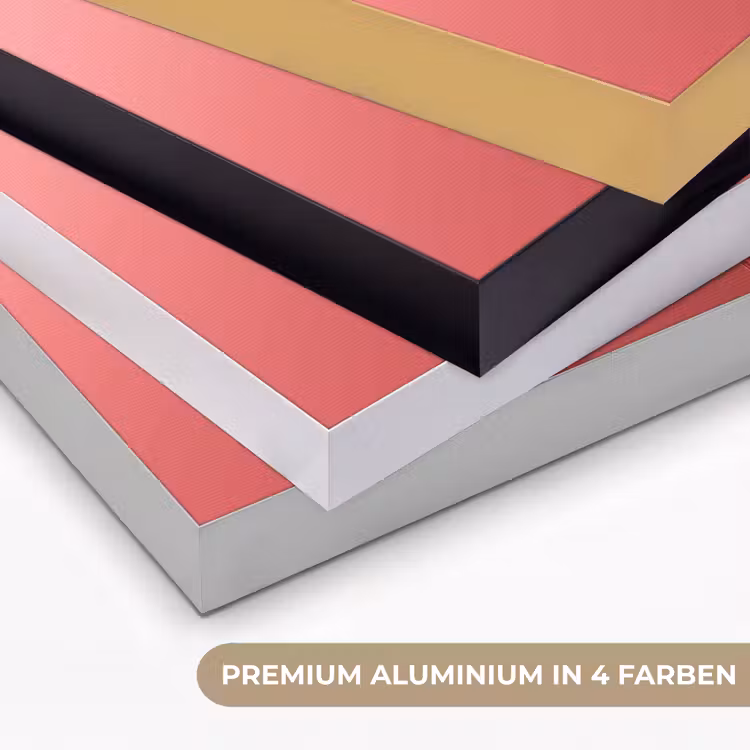 Sierlijk - Bloem - Roze - Glazen Textielframe zwart klein -USP_kleurenDE