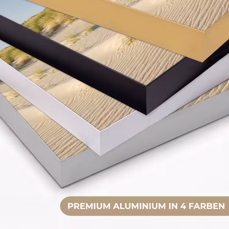 Vuurtoren - Strand - Landschap - Duinen Textielframe zwart klein -USP_kleurenDE