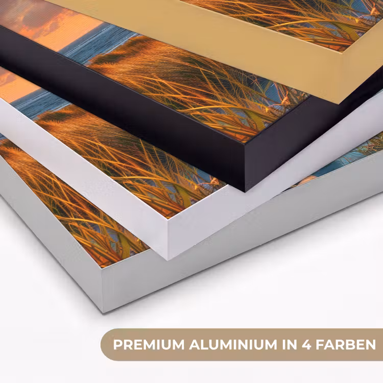 Vuurtoren - Zonsondergang - Duinen - Horizon Textielframe zwart klein -USP_kleurenDE
