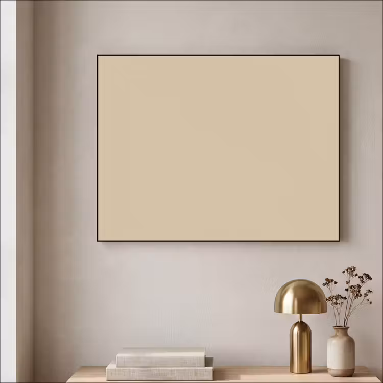 Warm - Sand - Nude Textielframe zwart klein 947 -sfeer2