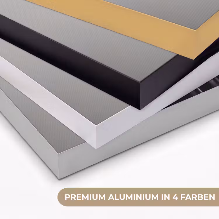 Wijnflessen - Zwart - Minimalistisch Textielframe zwart klein -USP_kleurenDE