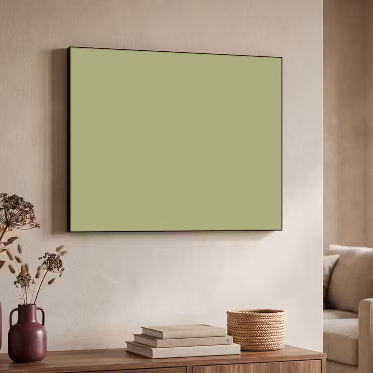 Whispering - Sage - Groen Textielframe zwart klein 947 -sfeer3