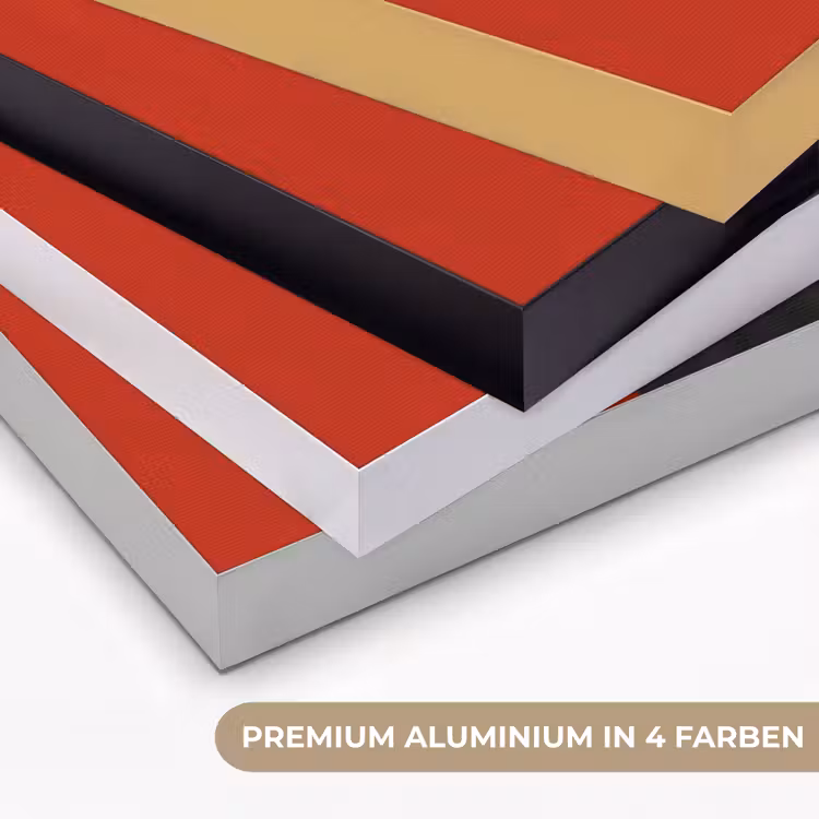 Windhond - Minimalistisch - Rood Textielframe zwart klein -USP_kleurenDE