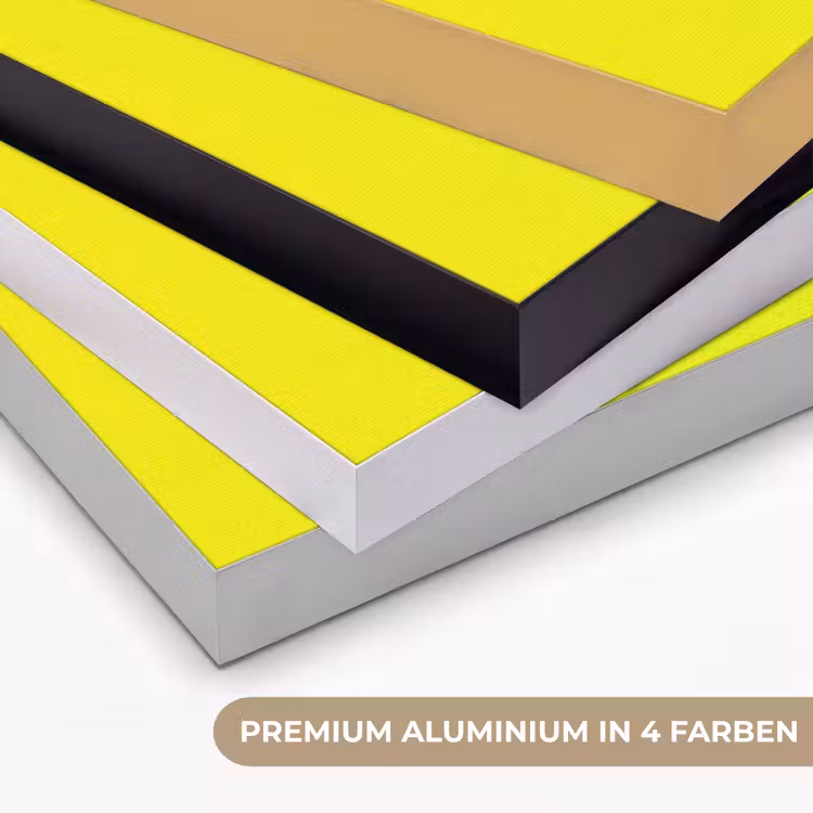 Quote - Minimalistisch - Kleurrijk Textielframe zwart klein -USP_kleurenDE