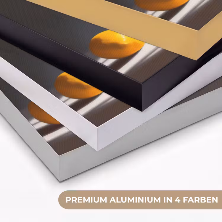Citroenen - Stilleven - Geel Textielframe zwart klein -USP_kleurenDE