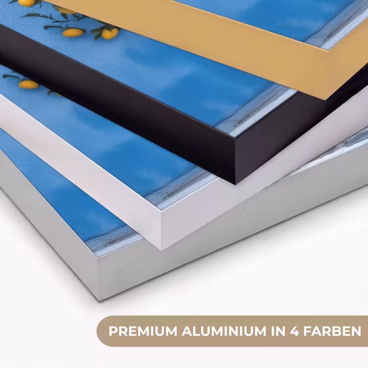 Citroenbomen - Geel - Deur - Potten Textielframe zwart klein -USP_kleurenDE