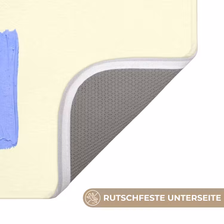 100% that bitch - Blauw - Wit Badmat middel -USP_AntislipDE