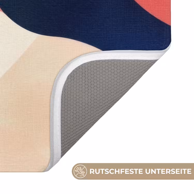 Abstract - Blauw - Roze Badmat middel -USP_AntislipDE