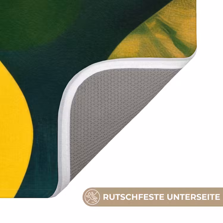 Abstract - Geel - Roze - Groen Badmat middel -USP_AntislipDE