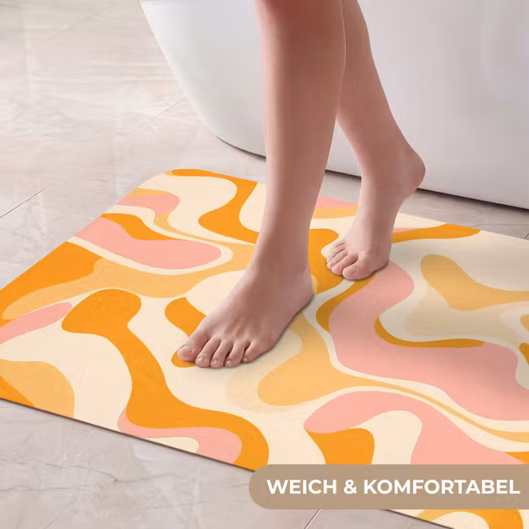 Abstract - Golvend - Oranje Badmat middel -USP_ZachtDE