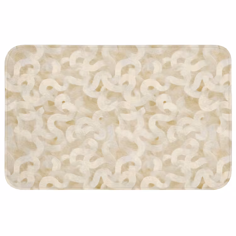 Abstract - Lijnen - Beige Badmat middel 997 -3d