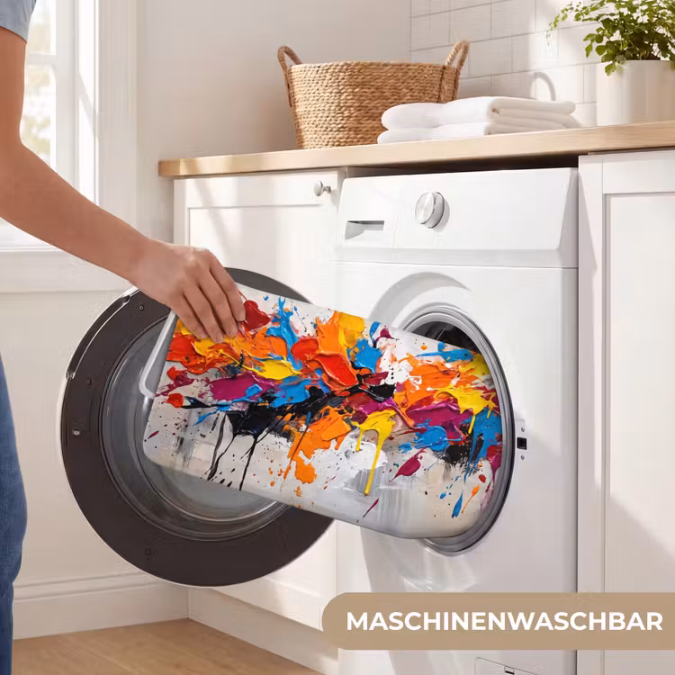 Abstract - Schilderij - Kleurrijk - Dynamisch Badmat middel -USP_WasbaarDE