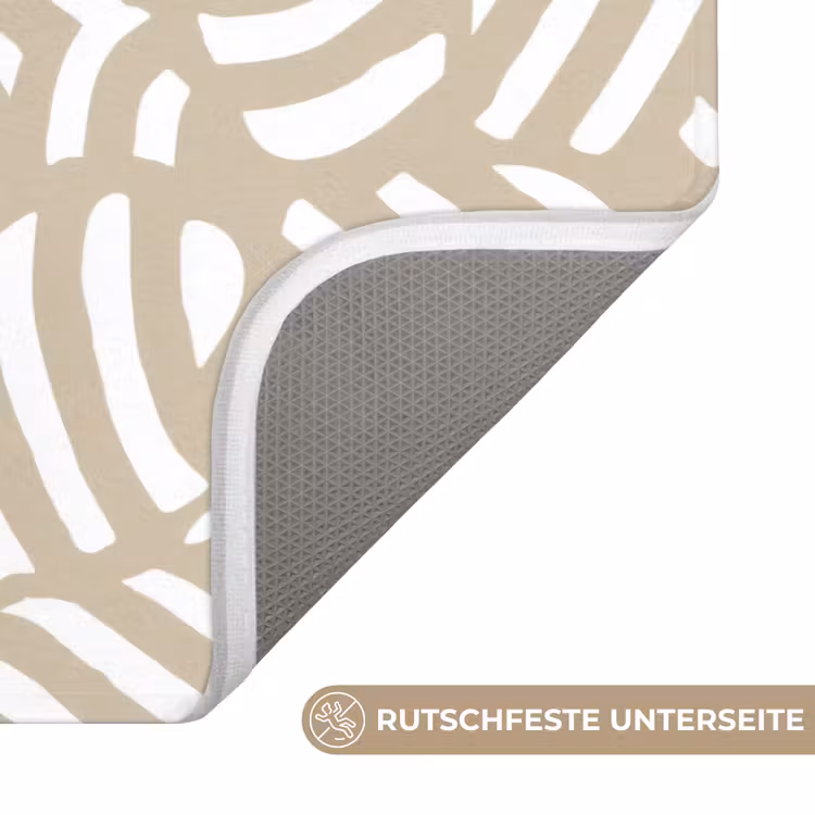 Abstract - Modern - Beige Badmat middel 997 -USP_AntislipDE