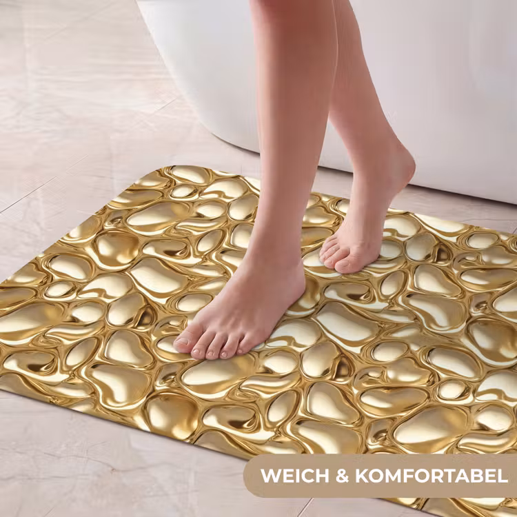 Abstract - Modern - Goud Badmat middel 997 -USP_ZachtDE