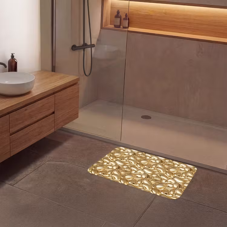 Abstract - Modern - Goud Badmat middel 997 -sfeer2