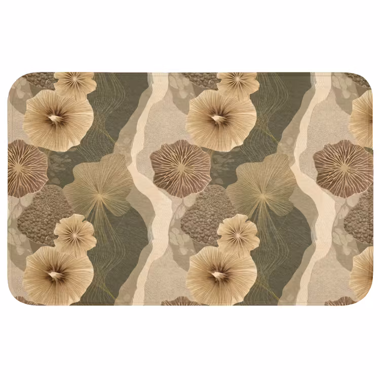Abstract - Modern - Groen Badmat middel 997 -3d