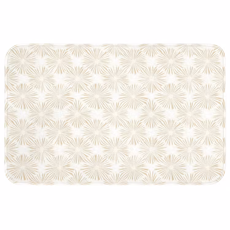 Abstract - Motief - Beige Badmat middel 997 -3d