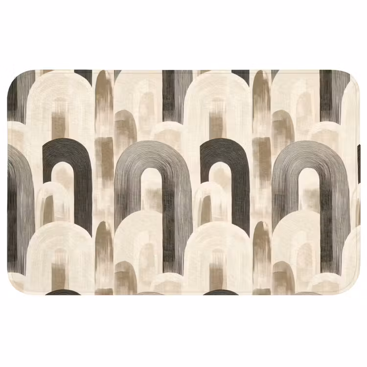 Abstract - Patroon - Bogen Badmat middel 997 -3d
