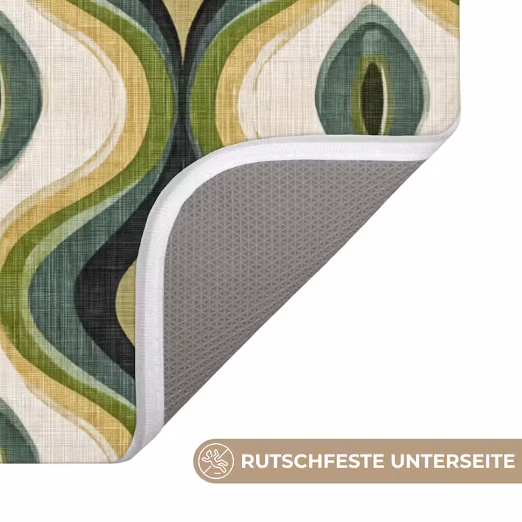 Abstract - Ritmisch - Groen Badmat middel 997 -USP_AntislipDE
