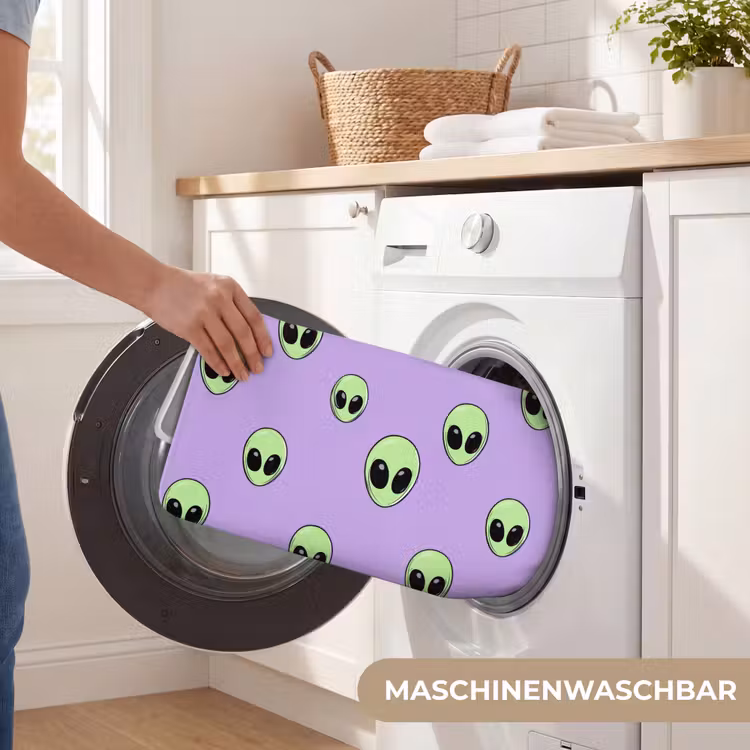 Alien - Retro - Lila Badmat middel 997 -USP_WasbaarDE