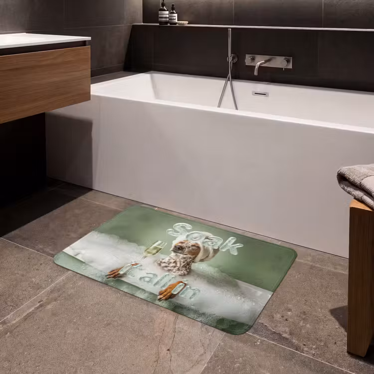 Soak it all in - Hond - Bad Badmat middel -sfeer3