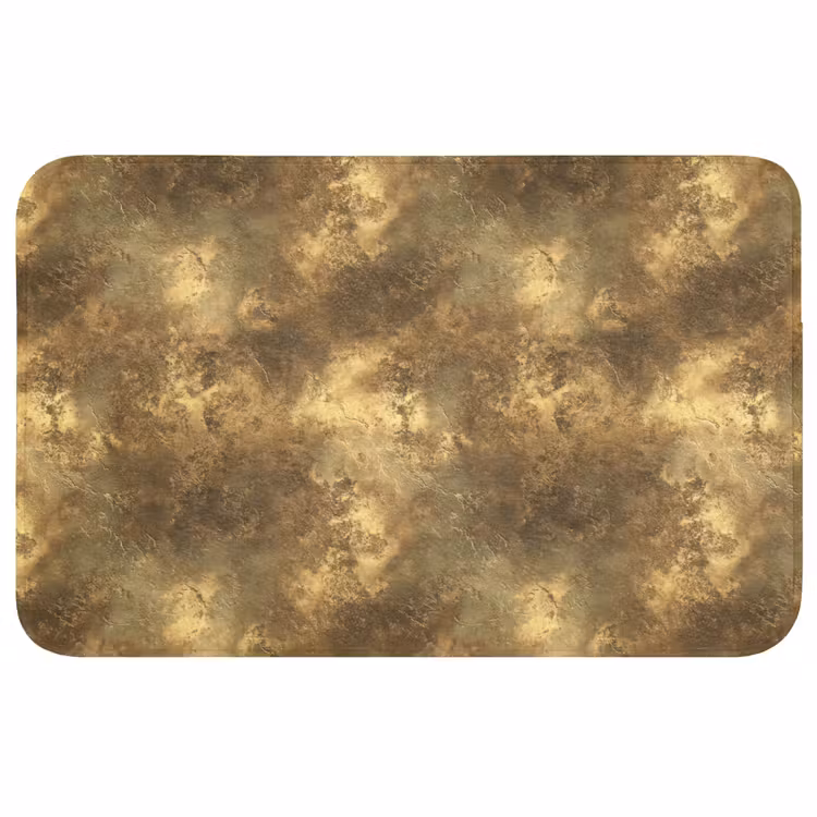 Antiek - Metaallook - Goud Badmat middel 997 -3d