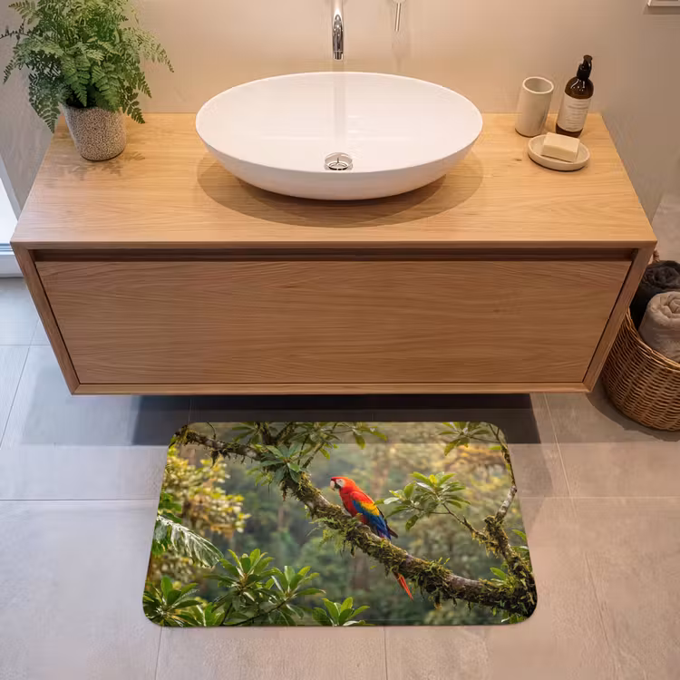Ara - Jungle - Rood Badmat middel -sfeer1