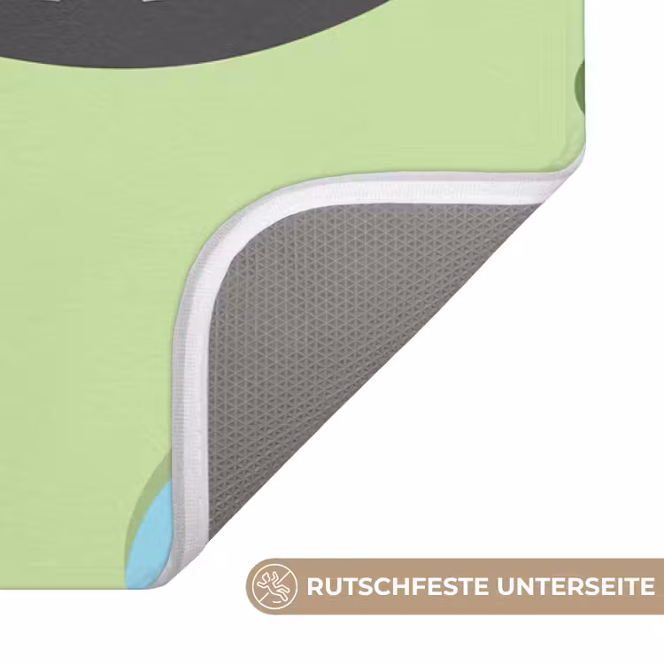Auto - Bergweg - Natuur - Illustratie Badmat middel -USP_AntislipDE