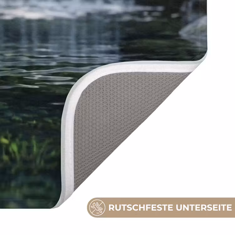 Beek - Waterval - Natuur - Groen Badmat middel -USP_AntislipDE