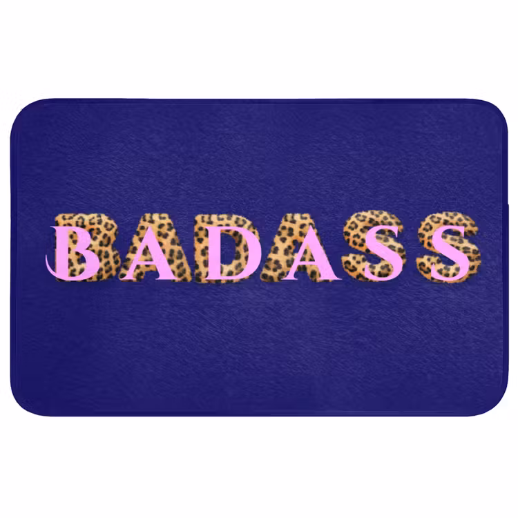 Badass - Panterpint - Schaduw - Roze Badmat middel -3d