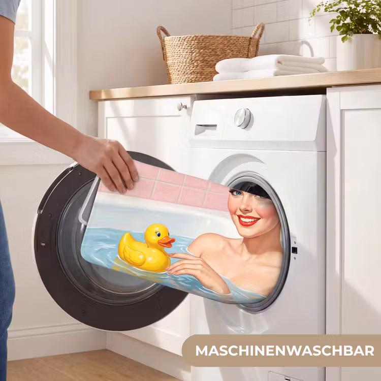 Badkamer - Eend - Blauw Badmat middel -USP_WasbaarDE