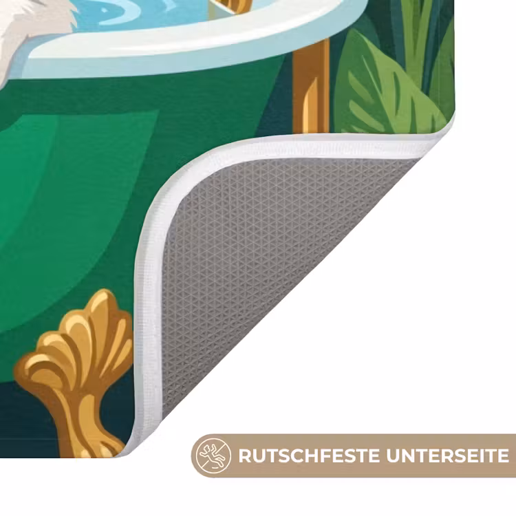 Badkamer - Kattenparade - Kleurrijk Badmat middel -USP_AntislipDE