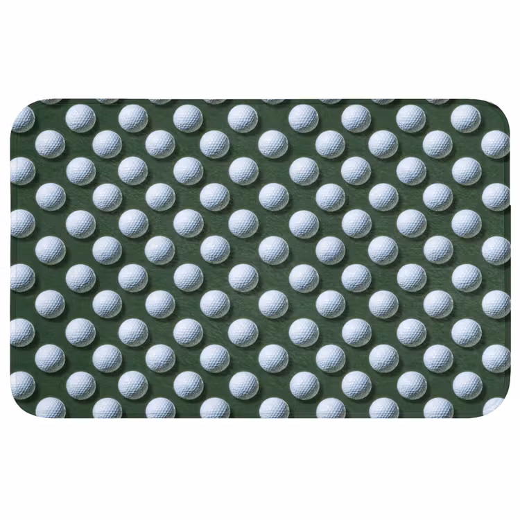 Ballen - Golf - Groen Badmat middel 997 -3d