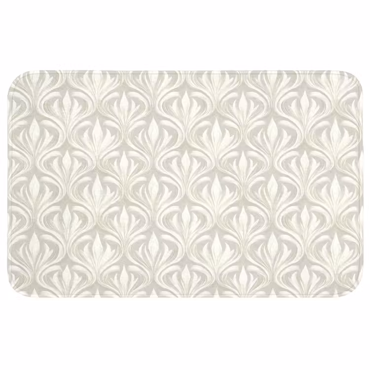 Barok - Patroon - Beige Badmat middel 997 -3d