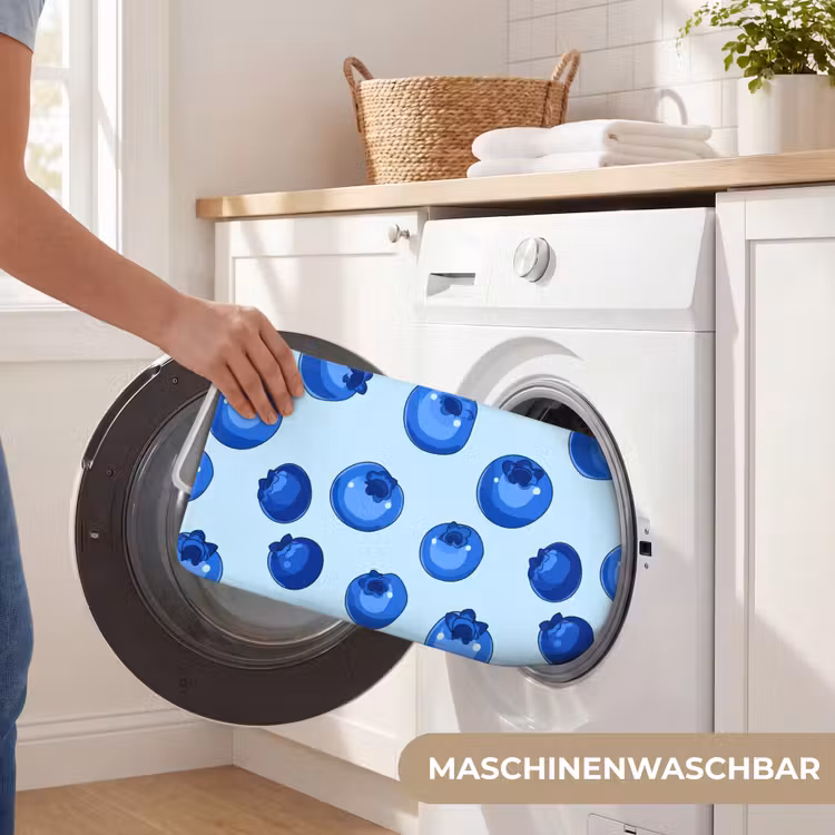 Bessen - Modern - Blauw Badmat middel 997 -USP_WasbaarDE