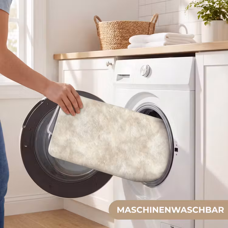 Beige - Reliëfstructuur - Natuursteen Badmat middel 997 -USP_WasbaarDE
