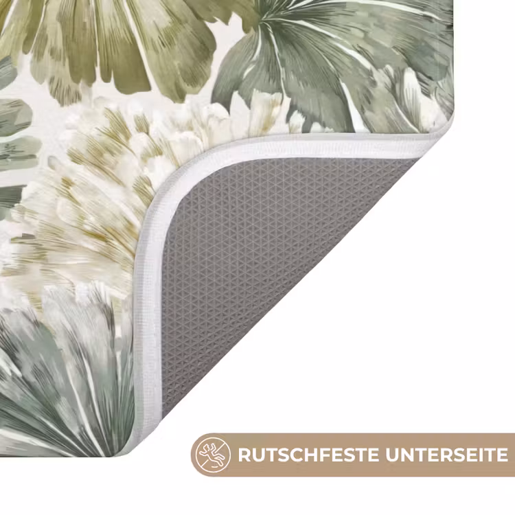 Bladeren - Botanisch - Groen Badmat middel 997 -USP_AntislipDE