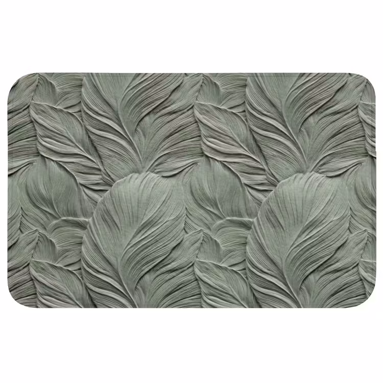 Bladeren - Textuur - Groen Badmat middel 997 -3d