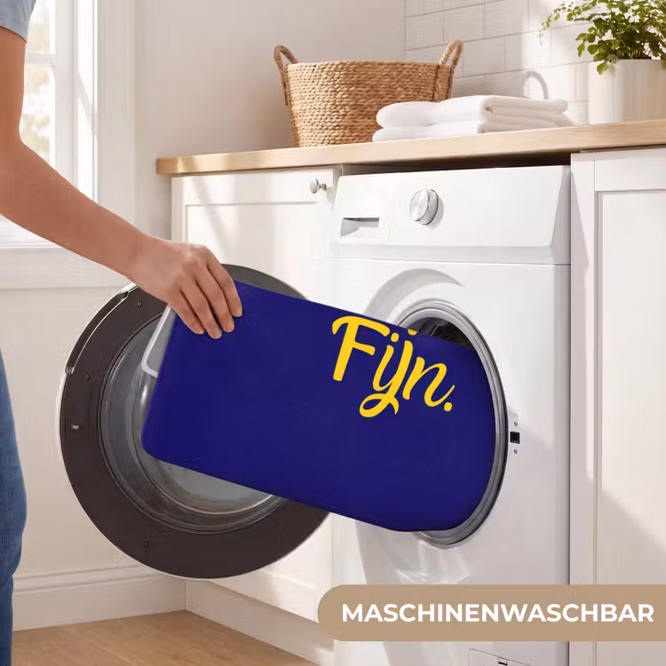 Blauw - Geel - Fijn Badmat klein -USP_WasbaarDE