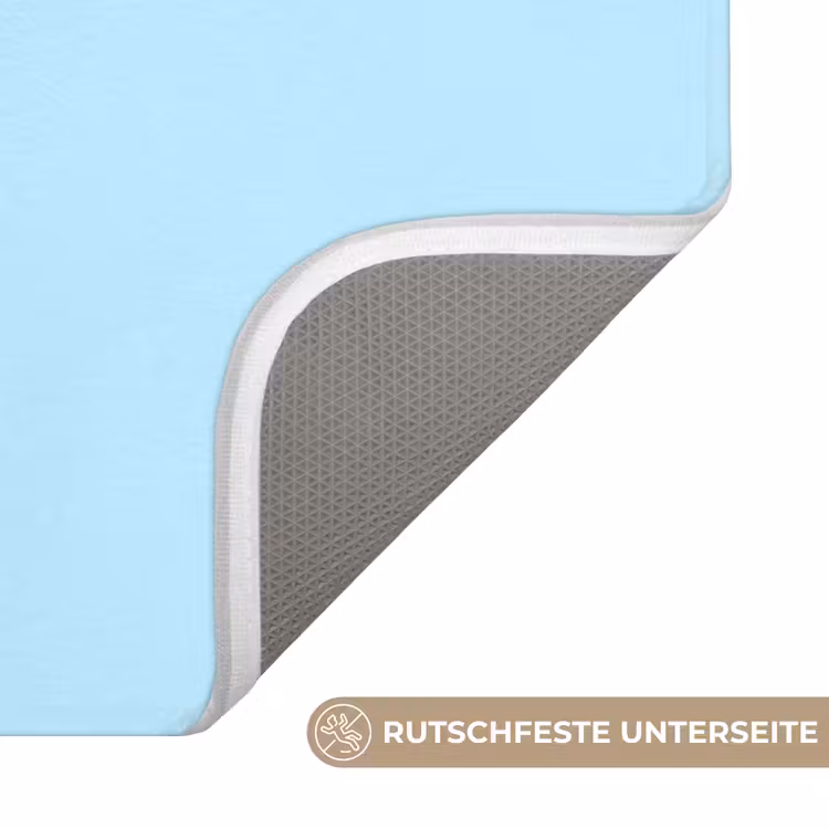 Blauw - Oranje - Tekst Badmat middel -USP_AntislipDE
