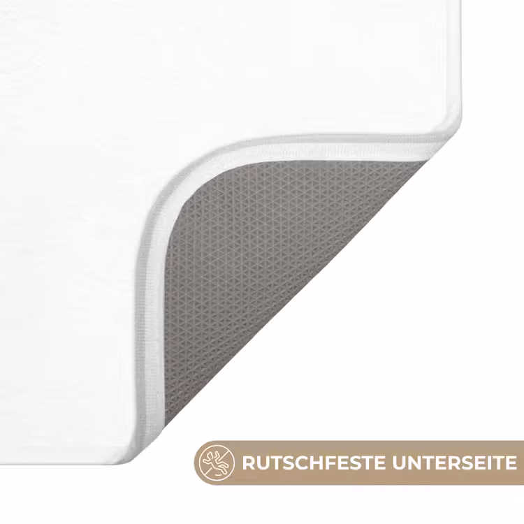 Blauw - Quote - Wit Badmat middel -USP_AntislipDE