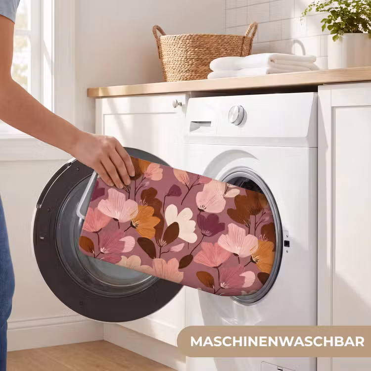 Bloem - Patroon - Roze Badmat middel 997 -USP_WasbaarDE