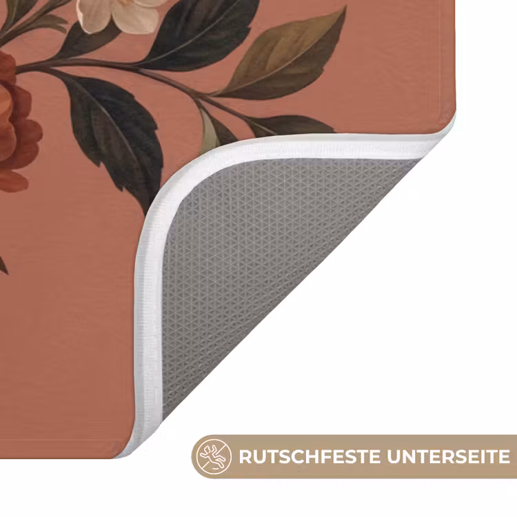 Boeket - Retro - Kleurrijk Badmat middel -USP_AntislipDE