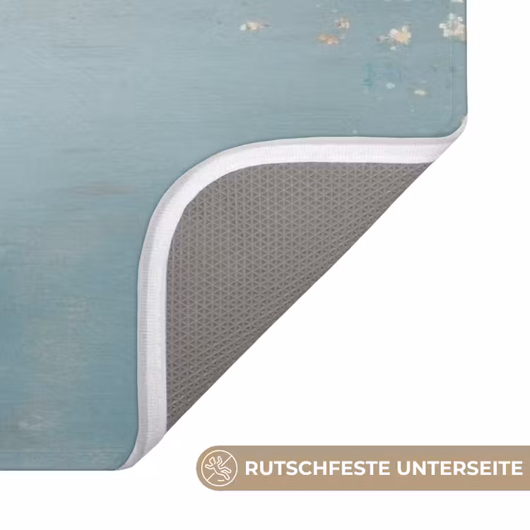 Bloesems - Minimalistisch - Wateroppervlak - Boot Badmat middel -USP_AntislipDE