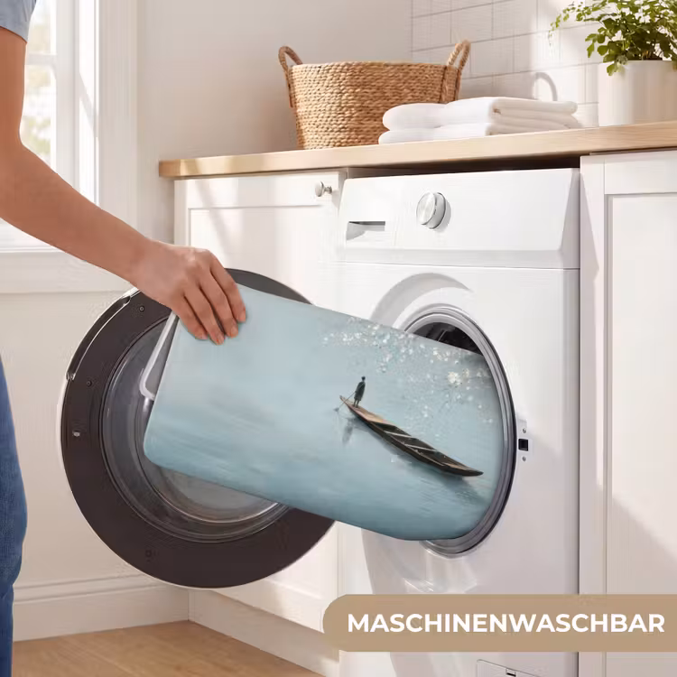 Bloesems - Minimalistisch - Wateroppervlak - Boot Badmat middel -USP_WasbaarDE