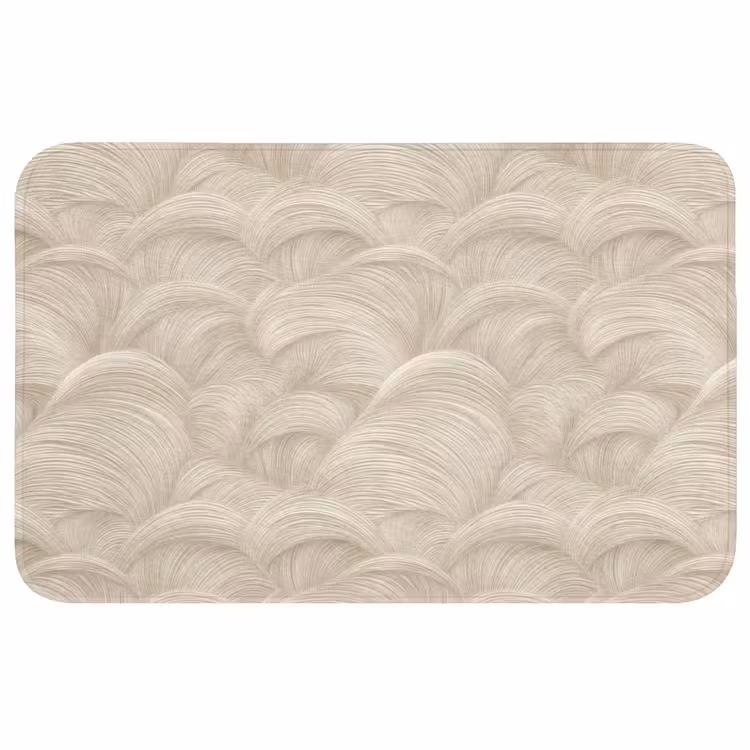 Bogen - Patroon - Beige Badmat middel 997 -3d