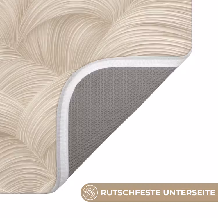 Bogen - Patroon - Beige Badmat middel 997 -USP_AntislipDE