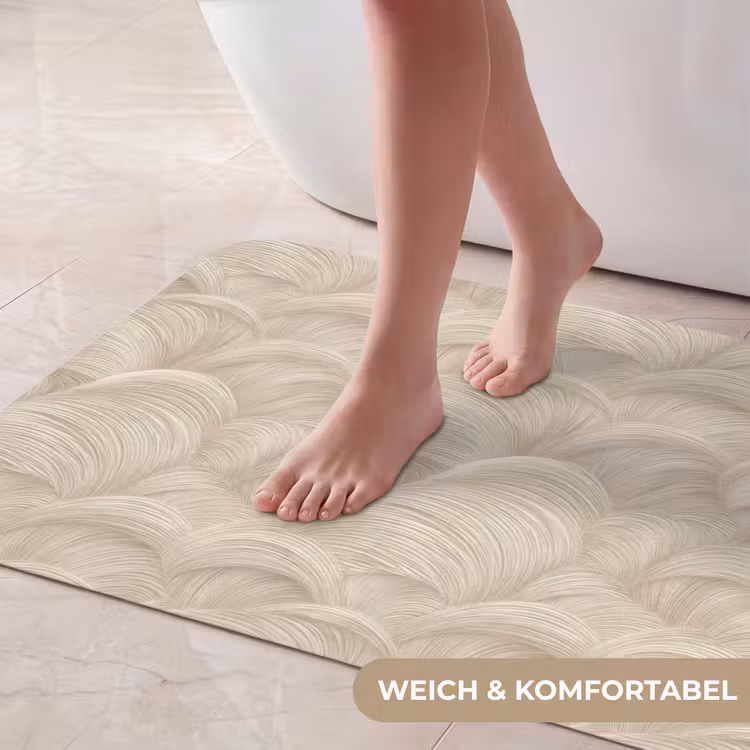 Bogen - Patroon - Beige Badmat middel 997 -USP_ZachtDE