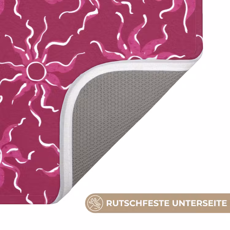 Bohemian - Zon - Magenta Badmat middel 997 -USP_AntislipDE