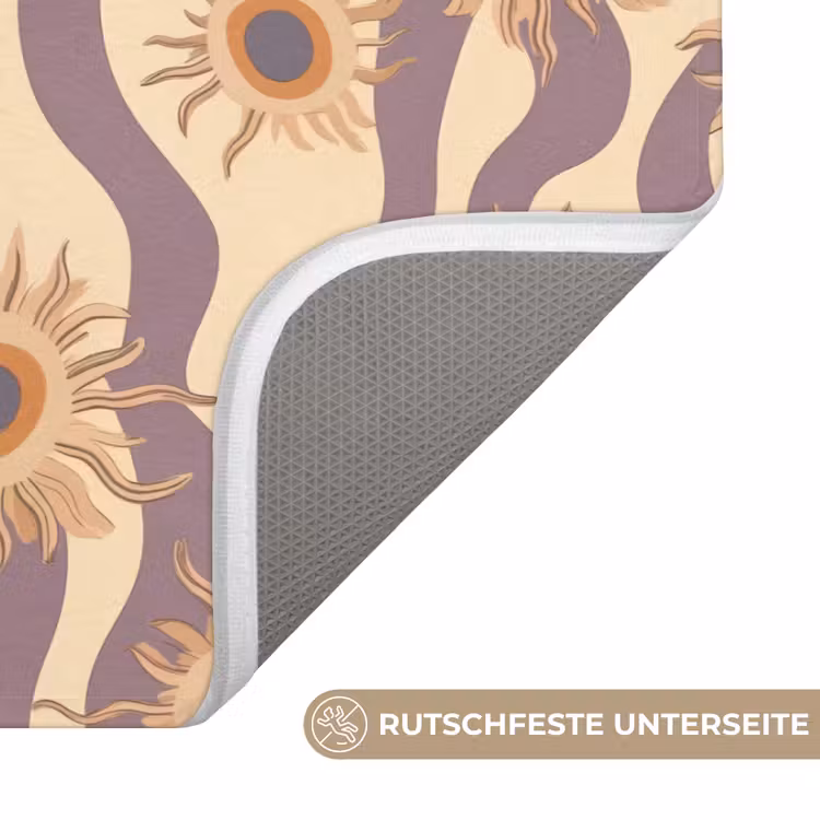 Bohemian - Vibe - Lavendelpaars Badmat middel 997 -USP_AntislipDE